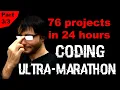 76 JavaScript projects in 24 hours Coding Ultramarathon Part 3