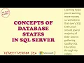Concepts of Database States SQL Server Database Design SQL Talks by VINEET