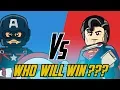 Captain America VS Superman Coloring Pages For Kids JolKid Art