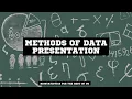 Methods of presentation of data An introduction and beginner level tutorial