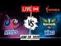 Download Lagu 🏀 LIVE WNBA ACTION | Washington Mystics vs Dallas Wings | Full Game June 28, 2025 | 2K Live