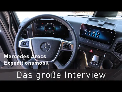 Download MP3 Interview: Mercedes Benz Arocs 6x6 Expeditionsmobil | Digitales Cockpit | Teil 2 innen (Roomtour)