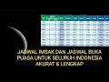Lagu Jadwal Imsakiyah Ramadan 2026 Lengkap Seluruh Indonesia | Resmi \u0026 Akurat