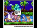 Sonic test animation in Comic Studio