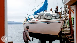 High And Dry in a Hundred Year Old Slip Way | A&J Sailing