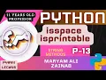 Python String Method isspace and isprintable PY LEC