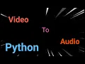 to Mp3 Converter using Python python projects priyansh jain