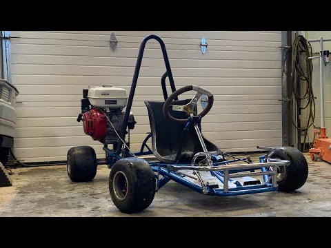 Download MP3 Honda GX270 9hp straight piped motor exhaust sound on go kart
