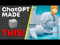 How To Use ChatGPT 4 With BLENDER - Blender AI ChatGPT Tutorial 2023