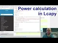 How to use the Lcapy library in Python to calculate the power dissipation of resistors in a circuit