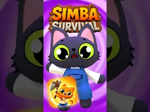 Simba Survival: Let the adventure begin! 🙀🕹️ #animation #simba #funny #videogames