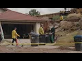 Tropical Storm Hilary Causes Retaining Wall Collapse Mudslide on Palmdale Cul-de-Sac