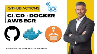 How to Build GitHub Actions CICD Pipeline to Create Docker Image upload Docker Image into AWS ECR