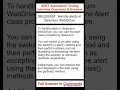 SELENIUM How can I handle alerts in Selenium WebDriver
