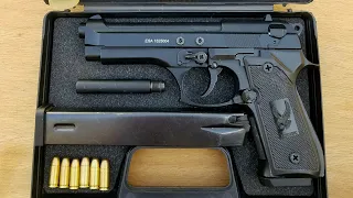 تجربه مسدس بريتا تركي عيار 7 65mm ابو صقر 