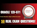 Oracle 1Z0-071 Database SQL Practice Exam 2026 50 Real Questions Explained