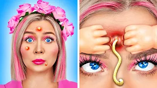 تجميل شامل بالأيدي أفكار إبداعية للتجميع لتصبحي مشهورة في المدرسة من La La Life Emoji Arabic 