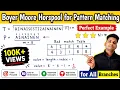 Boyer Moore Algorithm for Pattern Searching in AOA Boyer Moore Horspool Algorithm