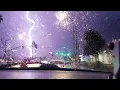Lightning strike in Escondido CA