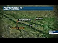 Driver cited after striking Nebraska State Patrol cruiser on I-80 in Lincoln County