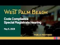 Code Compliance Special Magistrate Hearing May 6 2026