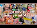 First Grocery Haul Of 2026 Food Lion Grocery Haul Instacart Pick-up