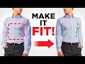 How To Tailor Your Own Dress Shirt No More Muffin Top