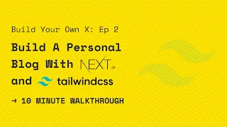 Build a Blog With Next.JS & TailwindCSS [Arabic] [English Subtitles] - كيفية بناء مدونة