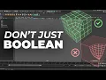 Quick Clean and Easy Booleans in Maya