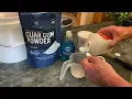 A basic Guar Gum based soap bubble recipe