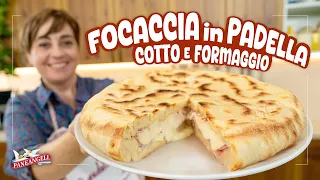 FOCACCIA IN PADELLA COTTO E FORMAGGIO  Ricetta Facile - Fatto in Casa da Benedetta
