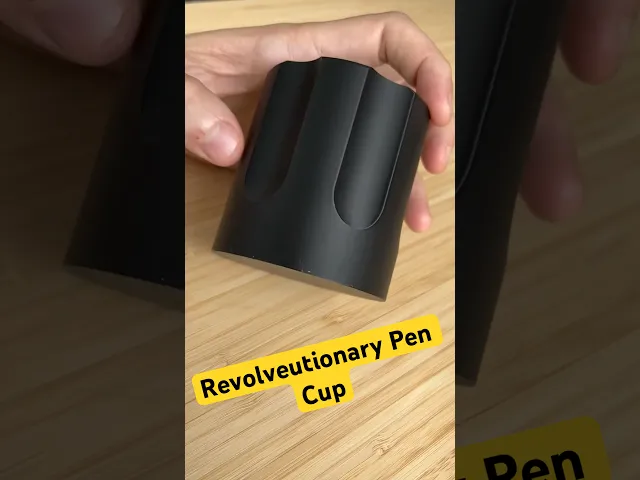 Revolve-Style Pen Holder – Unique Rotating Desk Organizer video thumbnail