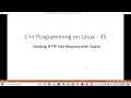 C Programming on Linux - Sending HTTP Get Request Example 2