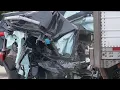 Driver killed after crashing into parked 18-wheeler on I-35