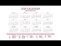 Printable Year 2025 Calendar with Holidays - VL Calendar