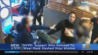 NYPD Suspect Who Refused To Wear Mask Slashed IHOP Worker
