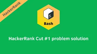 Hackerrank Cut problem solution Linux Shell problems solutions Programmingoneonone