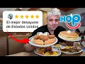 COMIENDO TODA la CARTA de la FRANQUICIA MAS CALORICA de ESTADOS UNIDOS DESAYUNOS IPHOP 24H