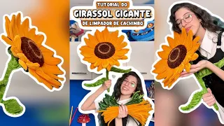 TUTORIAL DO GIRASSOL DE LIMPADOR DE CACHIMBO #diy #arte 