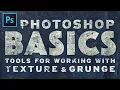 Texture Grunge Essentials Photoshop Tutorial with Free Textures