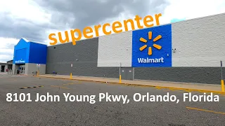 Shopping at Walmart Supercenter near Epic Universe in Orlando Florida at 8101 John Young Parkway