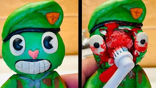 Download HAPPY TREE FRIENDS WITH PLASTICINE. COMPILATION OF DEATHS MP3