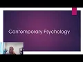 Contemporary Psychology