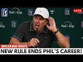PGA Tour in CHAOS Phil Mickelson Faces Lifetime BAN After Slamming Rolapp s New Rule Change