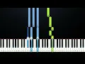 The Marias - No One Noticed (Piano Tutorial)