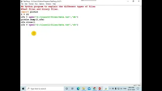 002 Explanation on Text and Binary Files