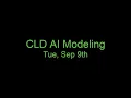25.09.09 CLD AI Modeling