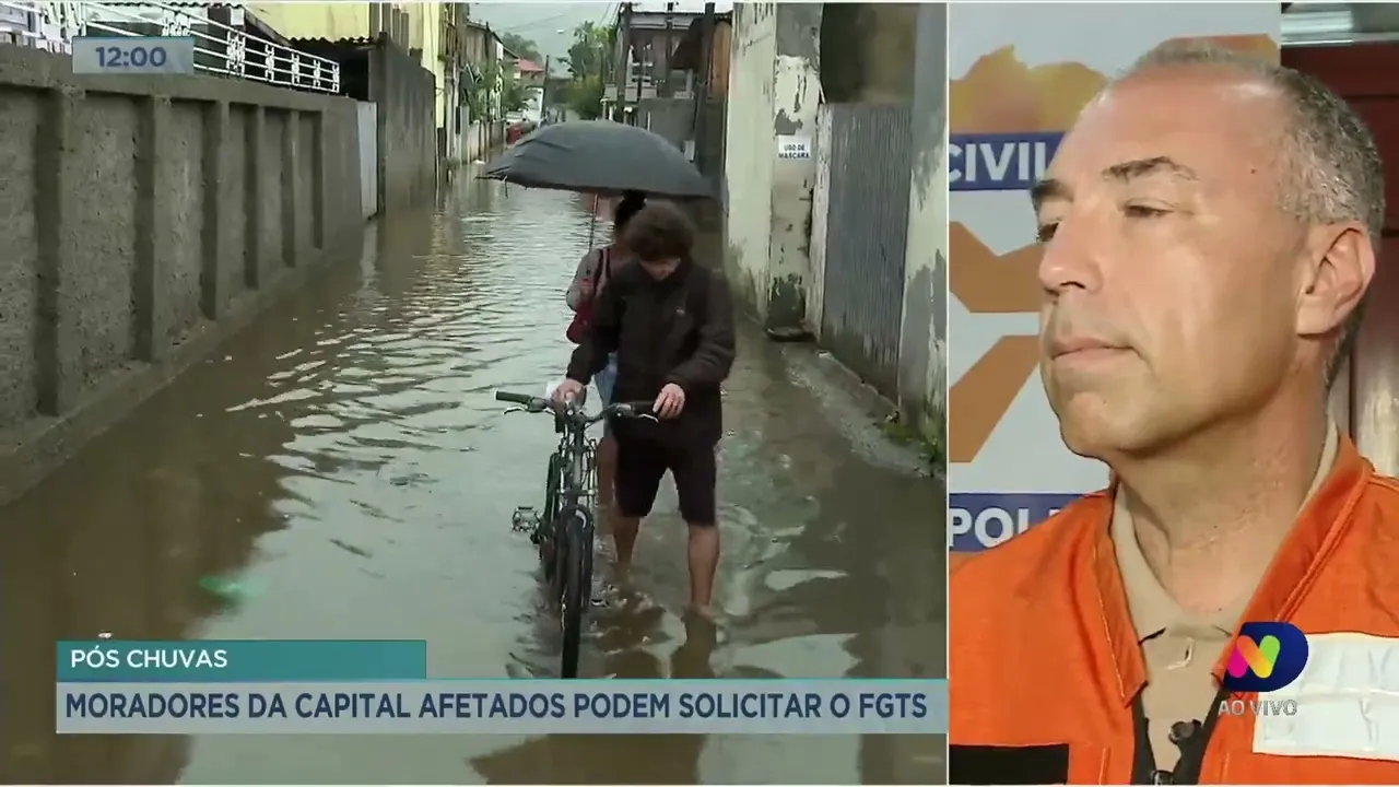Moradores de Florianópolis atingidos pelas chuvas podem sacar o FGTS