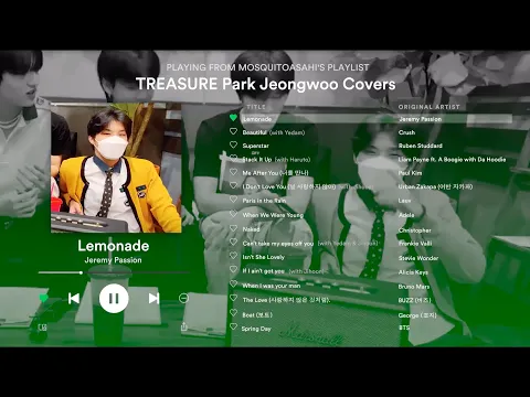 Download MP3 TREASURE Park Jeongwoo Covers Playlist
