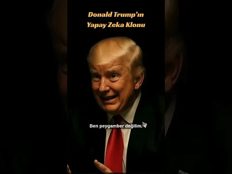 Soramazsın: Donald Trump | Yapay Zeka Klonu